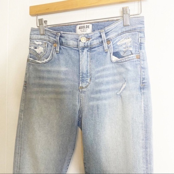 Agolde Sophie Ankle Jeans in Playback Midrise Jeans 26 - Picture 5 of 5